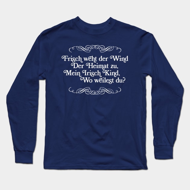 T.S. Eliot Typography Tribute Design Long Sleeve T-Shirt by DankFutura